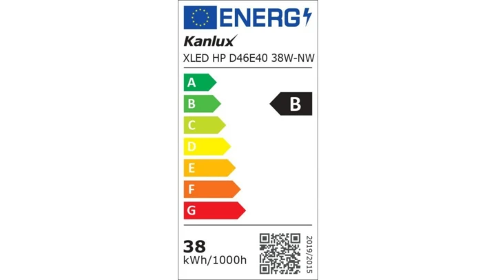 Żarówka uliczna LED E40 XLED HP D46E40 38W-NW 7500lm 4000K barwa neutralna IP65 PF0,9 3lata Gwar. 37347