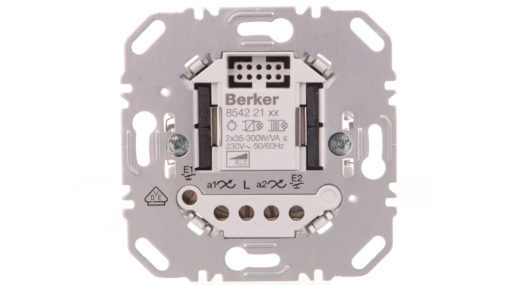 Ściemniacz uniwersalny przyciskowy 2-krotny biały 85422100