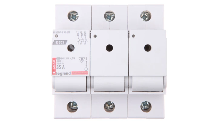Rozłącznik bezpiecznikowy 3P 35A D02 R303 606707