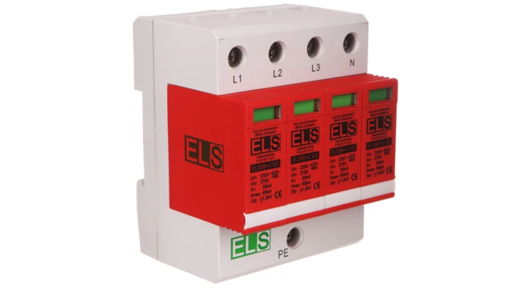 Ogranicznik przepięć Premium Typ T1+T2 6,0kA warystor+iskiernik EL30B+C VG 4P RS