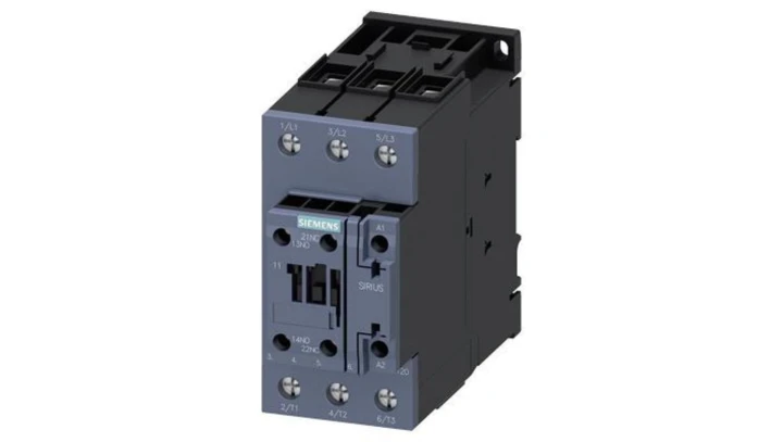Stycznik mocy, AC-3e/AC-3, 41 A, 18.5 kW / 400 V, 3-pole, 48 V AC, 50/60 Hz, auxiliary contacts: 1 NO + 1 NC, screw terminal