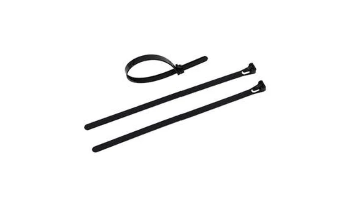 Opaska kablowa wielokrotnego użytku 200x7,6mm, czarna, 28305 /25szt./