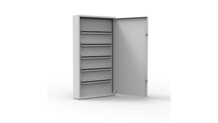 Rozdzielnica natynkowa metalowa 120 modułowa 5x24 544x986x130 RAL9003 IP30 MN120/5/24