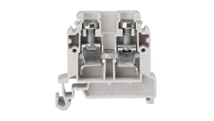 Złączka szynowa 0,5-10 mm2 szara ZG-G10 A11-8308