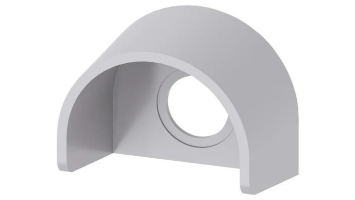 Kołnierz ochronny do przycisku grzybkowego otwór 22mm szary szary SIRIUS ACT 3SU1900-0DY80-0AA0