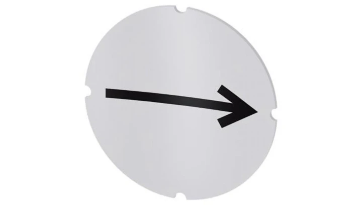 Etykieta wkładana do przycisku podświetlanego z symbolem graficznym strzałka /10 szt./ SIRIUS ACT 3SU1900-0AB71-0QR0