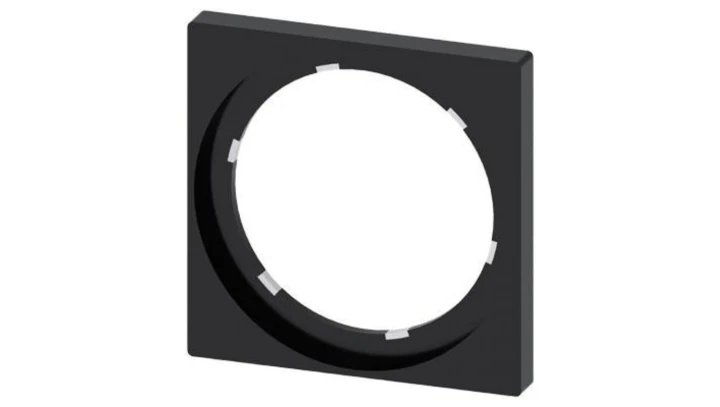 Ramka pojedyncza kwadratowa czarna otwór 22mm SIRIUS ACT 3SU1900-0AX10-0AA0