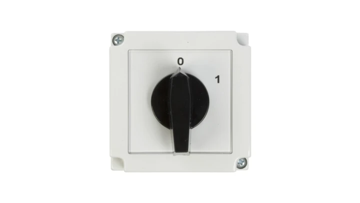 Łącznik krzywkowy 0-1 3P 25A w obudowie 4G25-10-PK R114 63-840306-031