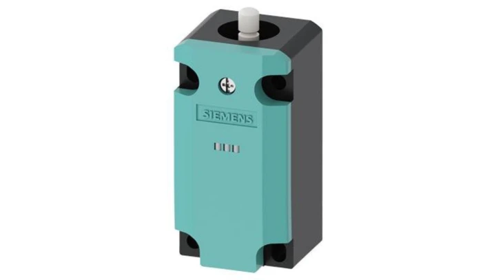 Wyłącznik krańcowy podstawowy 1Z 2R migowe tworzywo 40mm 2x LED 24V DC bez głowicy napędowej IP67 3SE5132-1LA00