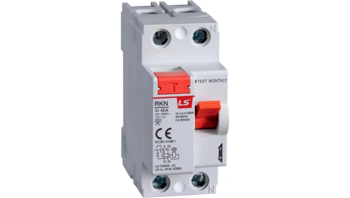 Wyłącznik różnicowoprądowy 2P 40A 0,3A typ A RKN2P 40A 300MAA 06220452R0