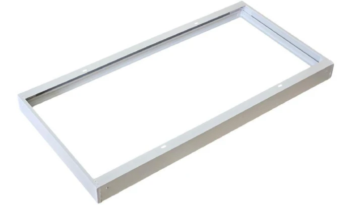 Rama montażowa do panelu led 600x300x44 zatrzaskowa aluminium biała EC20200