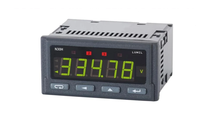 Programowalny miernik pršdu i napięcia stałego. N30H 110000P0 Zasilanie 85-253V AC/DC RS485 wyjscie analogowe