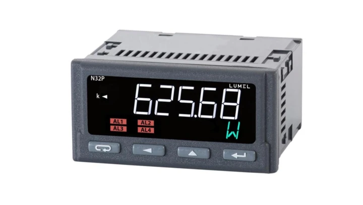 Programowalny miernik parametrów sieci 1-fazowej. N32P 210000000M0 Zasilanie 20-40V a.c. / 20-60V d.c. RS485