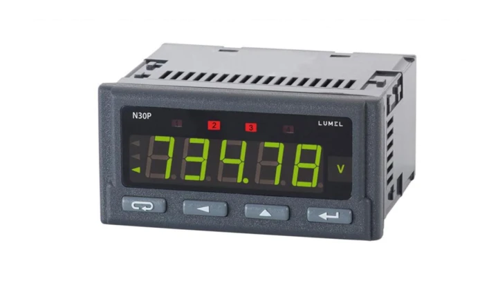 Programowalny miernik parametrów sieci 1-fazowej. N30P 220000P0 Zasilanie 20-40V a.c./20-60V d.c. RS485 wyj. analogowe