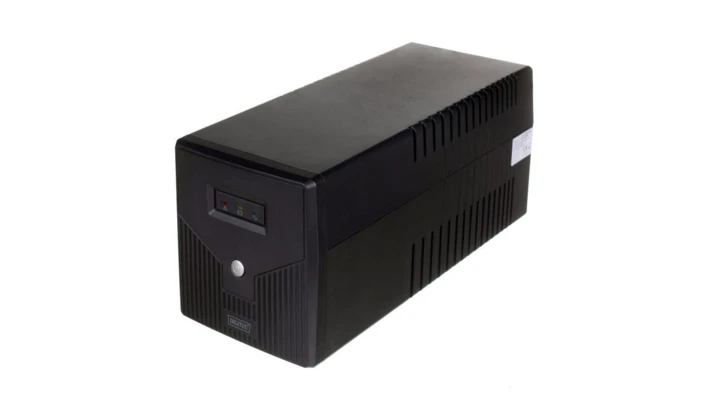 Zasilacz awaryjny UPS Line-Ineractive LED 1000VA/600W 2x12V/7Ah AVR 4xSCHUKO USB RS232 RJ45 DN-170065