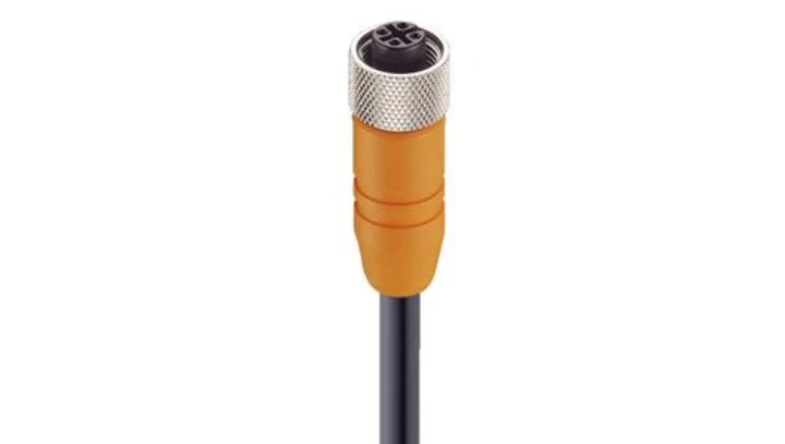 Kabel konfekcjonowany jednostronnie złącze M12 żeńskie proste z gwintowanym połączeniem 5-pinowe PUR RKTS 5-298/5 M