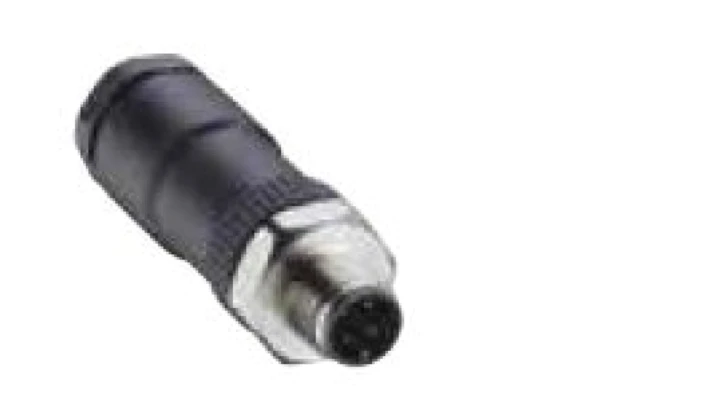 Złącze do samokonfekcjonowania M12 duo żeńskie proste 5-pinowe z gwintowanym złączem dla dwóch połączeń kablowych RSCN 5/DUO