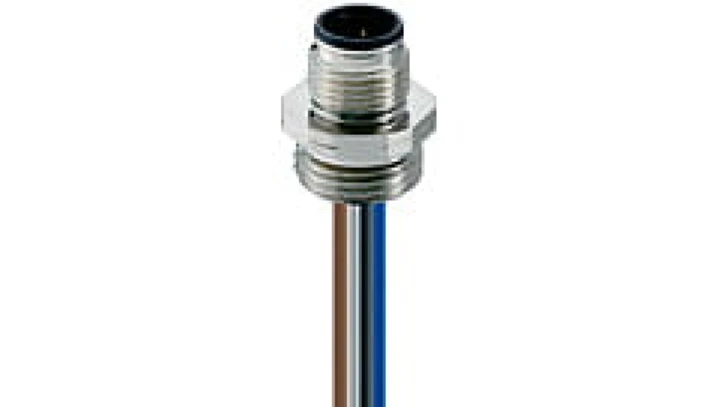 Złącze panelowe 8-pinowe łączone FIXCON/M12 męskie do montażu przedniego RSFM 8/0,5 M