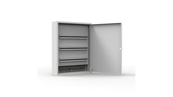 Rozdzielnica natynkowa metalowa 72 modułowa 3x24 544x686x130 RAL9003 IP30 MN72/3/24