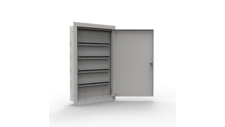 Rozdzielnica natynkowa metalowa 96 modułowa 4x24 544x836x130 RAL9003 IP30 MN96/4/24