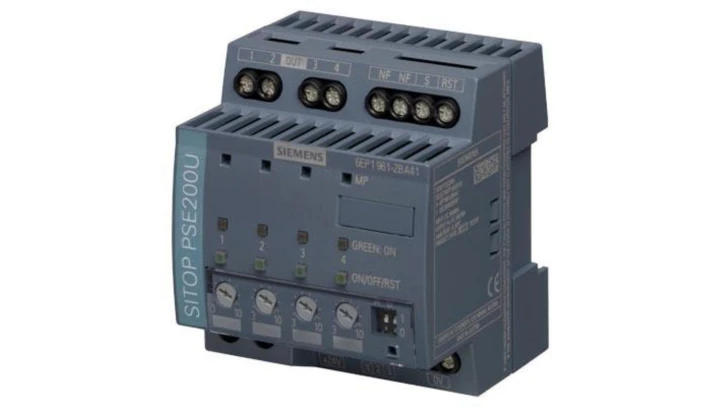 Moduł selektywny 4-kanałowy SITOP PSE200U wej. 24 V DC/40 A wyj. 24 V DC/4x 10 A 6EP1961-2BA41