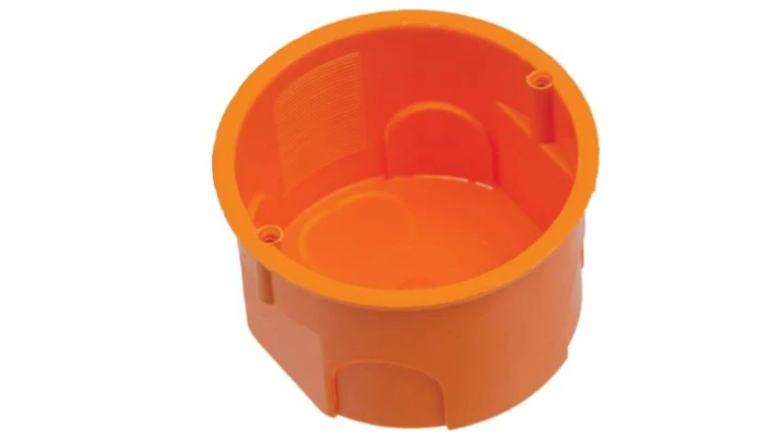 Puszka podtynkowa 60mm pomarańczowa PK60LUXp.100 A.0001AP /100szt./