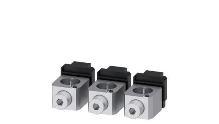 Zaciski przewodu okrągłego Cu/Al 3P z zaciskiem pomocniczym przewód 50-300mm2 do 3VA13/14/23/24 3VA9383-0JG13