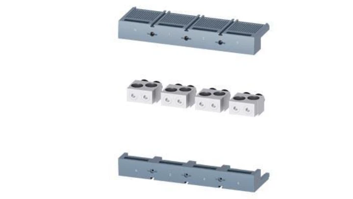 Przyłącza tunelowe do podłączenia 2 przewodów Cu/Al z osłoną 2x120-300mm2 4P do 3VA15/25 3VA9504-0JB23