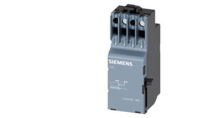 Wyzwalacz podnapięciowy UVR (zanikowy) do 3VA10...3VA26 24V AC 3VA9908-0BB20