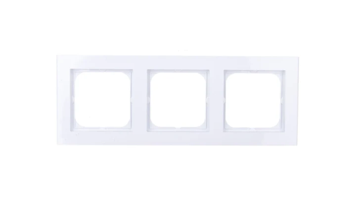 SONATA Ramka potrójna biały mat R-3R/75