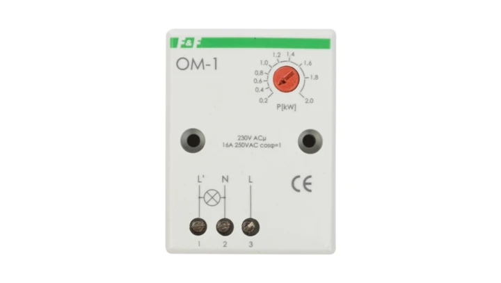 Ogranicznik poboru mocy 16A 30sek OM-1
