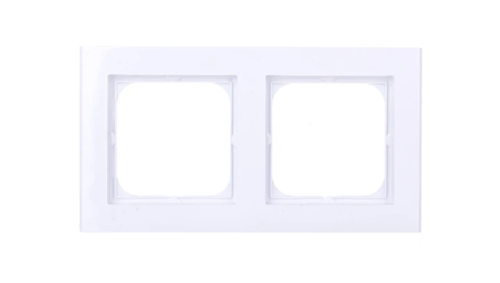 SONATA Ramka podwójna biały mat R-2R/75