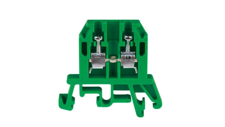 Złączka szynowa przelotowa 2-przewodowa 2,5mm2 zielony ZUG-G2,5 A11-0075