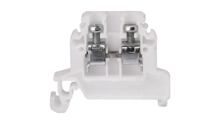 Złączka szynowa przelotowa 2-przewodowa 4mm2 biały ZG-G4 A11-8202