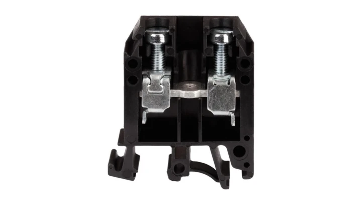 Złączka szynowa przelotowa 2-przewodowa 16mm2 czarny ZUG-G16 A11-0373