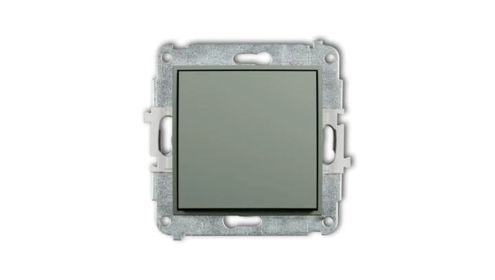 MINI Mechanizm łącznika zwiernego, jednobiegunowego (jeden klawisz bez piktogramu) szałwiowy 61MWP-4.1