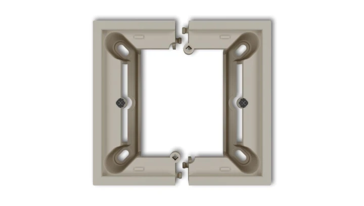 MINI Puszka natynkowa pojedyncza, składana MINI taupe 60DPU-1