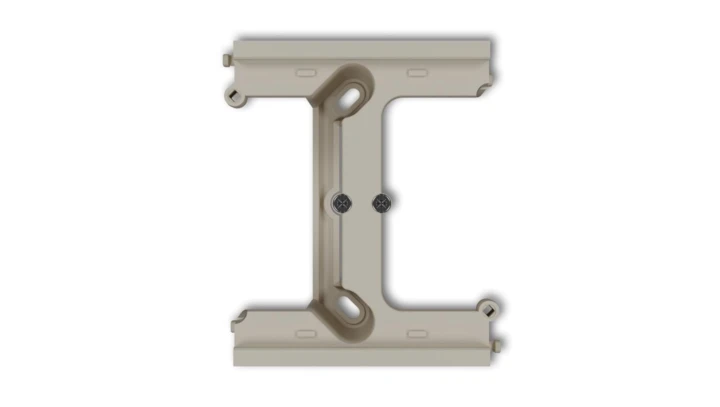 MINI Moduł rozszerzający puszkę natynkową pojedynczą, składaną do ramek wielokrotnych MINI taupe 60DPU-2