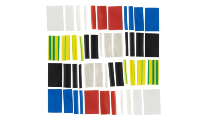 Zestaw rurek termokurczliwych 3/5/8/10/15-4cm, różne kolory 08301 /55szt./