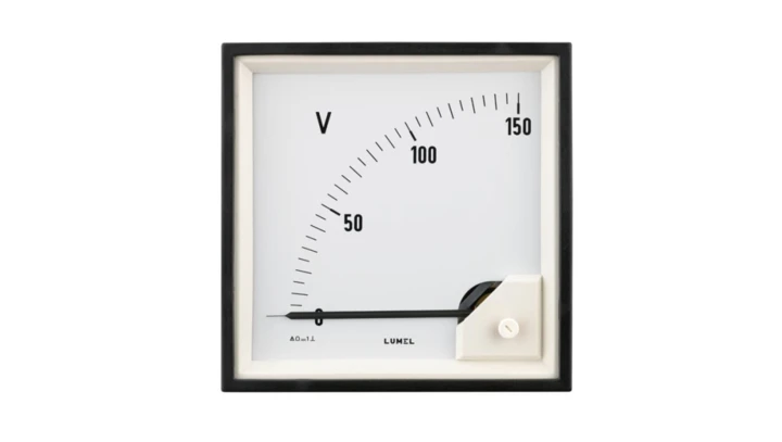 Woltomierz analogowy 72x72 N IP52 zakr.pom.400V pozycja pracy C3 K=90 st. bez atestu KJ MA17N A61400000000