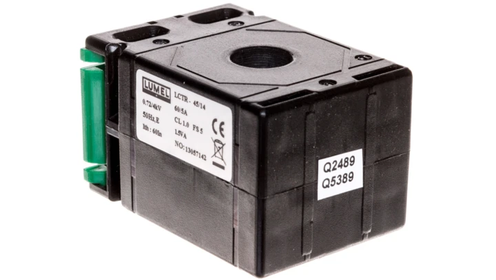 Przekładnik prądowy z okrągłym otworem 45/14 (40) 60A/5A klasa 1 LCTR 4514400060A51