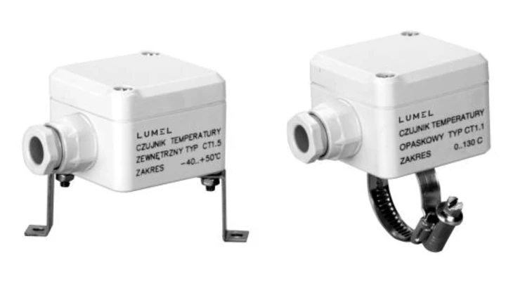 Czujnik temperatury 01:opaskowy fi 23-35mm pt100 CT1 0100 CT1.0100