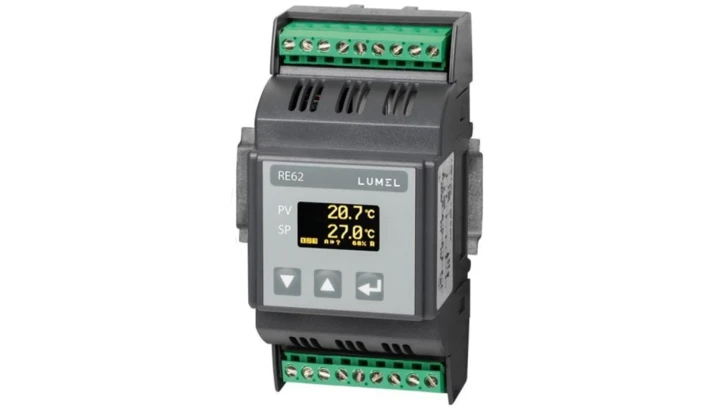 Regulator temperatury na szynę RE62 2:OUT1 analogowe 0/4-20mA RE62 21100M0