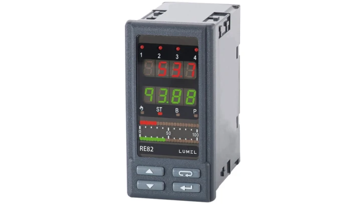 Programowany regulator temperatury RE82 4:wyj.1 ciągłe 0...10V RE82 431100M0