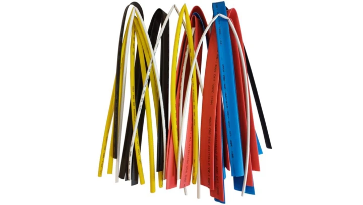 Zestaw rurek termokurczliwych, 3/5/8/10/15-50cm, różne kolory 08325 /20szt./