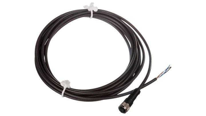 Przewód ze złączem żeńskim M12 4-piny proste z kablem 5m XZCP1141L5