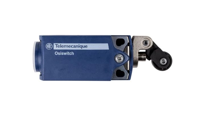 Wyłącznik krańcowy 1R 1Z migowy tworzywo trzpień z rolką z ramieniem XCKP2121G11