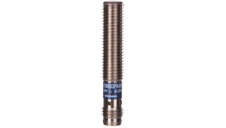 Czujnik indukcyjny M8 2mm 12-24V DC PNP 1Z M8 3-piny XS108B3PAM8