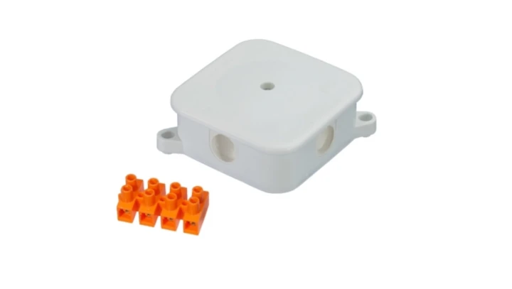 Puszka n/t hermetyczna P-2 72x72x28 4x6mm2 IP44 A.0017ZP /70szt./