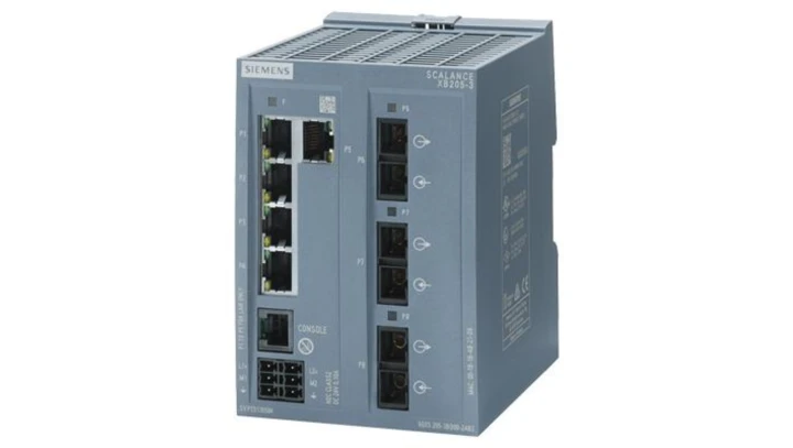 Switch przemysłowy zarządzalny SCALANCE XB205-3 5x 10/100 Mbit/s RJ45 3x MM SC tryb EtherNet/IP 6GK5205-3BD00-2TB2